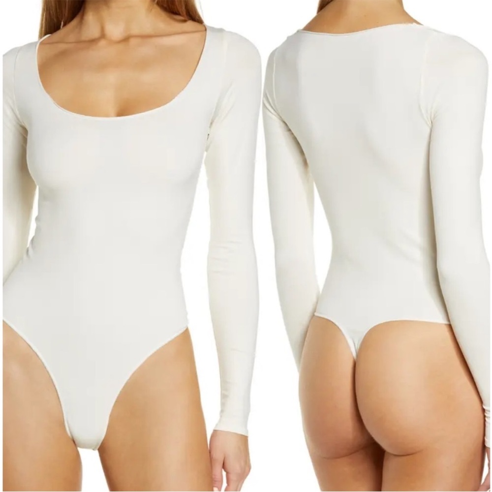 SKIMS ESSENTIAL BODYSUIT IN ‘BONE’ 🦴🤍